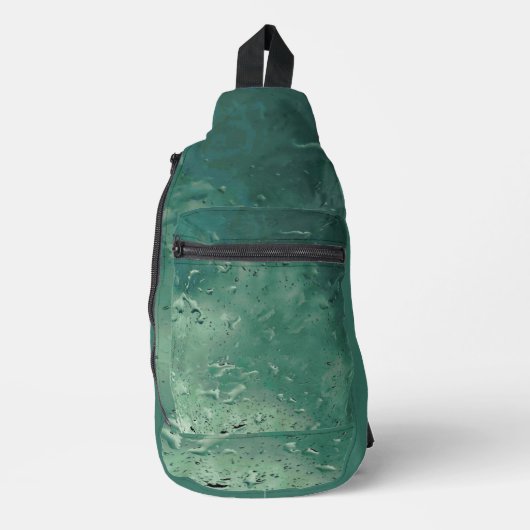 regendruppels op het raam sling bag (Voorkant)