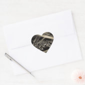 regendruppels op internet hart sticker (Envelop)