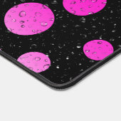 Regendruppels op neon Stippen Bureaumat (Hoek)