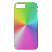 regendruppels op regenboogspectrum Case-Mate iPhone case (Achterkant)