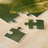 Regendruppels op rijpe bosbessen legpuzzel (Zijkant)