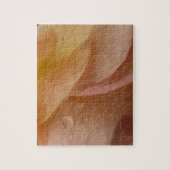 Regendruppels op Rozen bloemblaadjes Roze Perzik B Legpuzzel (Verticaal)