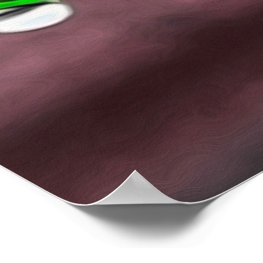 Regendruppels op snaren poster (Hoek)