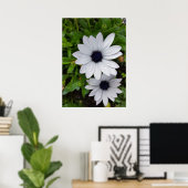 regendruppels op wit poster (Thuiskantoor)