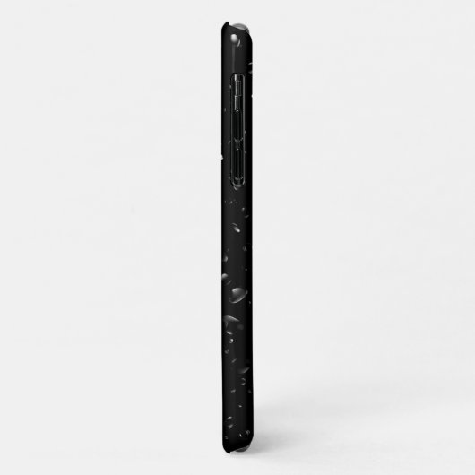 regendruppels op witte mais Case-Mate iPhone case (Achterkant/links)