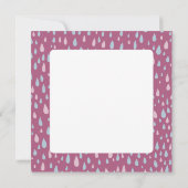 Regendruppels Puddels Mama & Baby Beer Custom Show Bedankkaart (Achterkant)