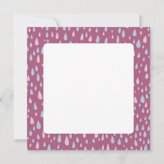 Regendruppels Puddels Mama & Baby Beer Custom Show Bedankkaart (Achterkant)