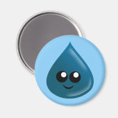 regendruppels, traandruppels, waterdruppels, magneet (Voorkant / Achterkant)