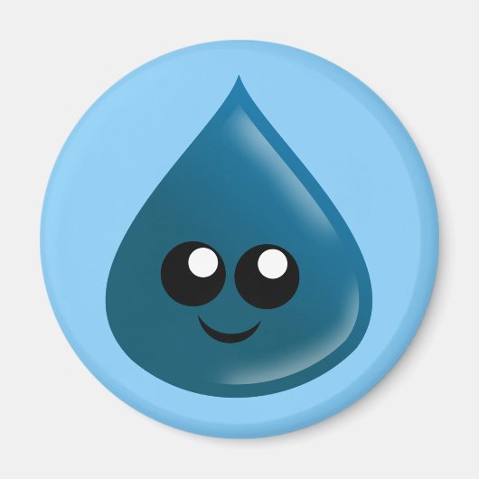 regendruppels, traandruppels, waterdruppels, magneet (Voorkant)