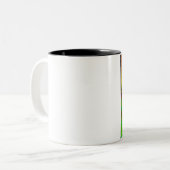 Regendruppels Tweekleurige Koffiemok (Voorkant links)