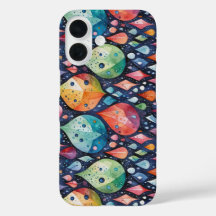 Regendruppels vallen op de grond 4 - Iphone Case