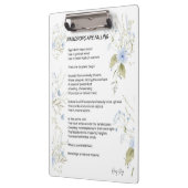 Regendruppels zijn vallende gedichten klembord (Links)