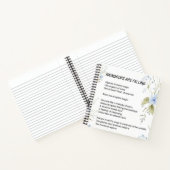 Regendruppels zijn vallende gedichten notitieboek (Binnen)