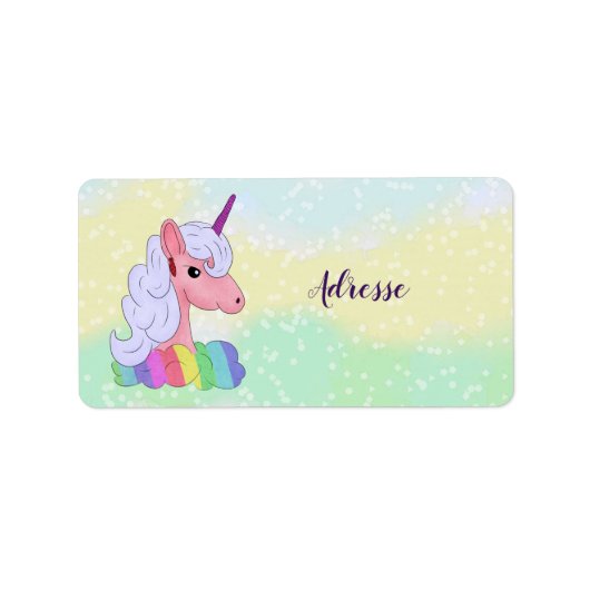 Regeneinhorn Etiket (Voorkant)