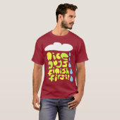 regenen! mannen =] t-shirt (Voorkant volledig)