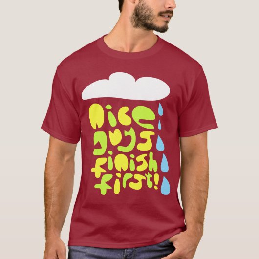 regenen! mannen =] t-shirt (Voorkant)