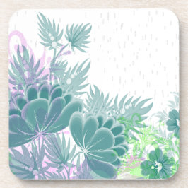 Regenende Paasbloemen Bier Onderzetter