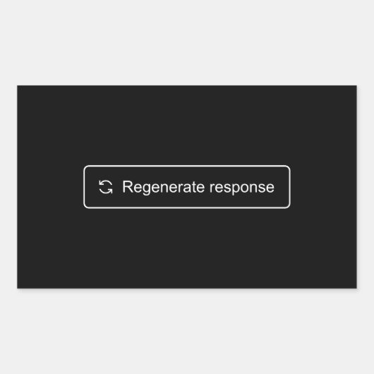 Regenerate Response Sticker (Voorkant)