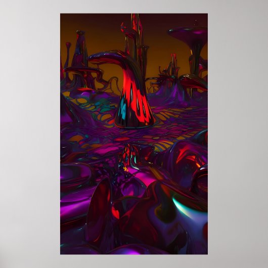 Regeneratieve Tsunami van de Schepping - Ken Gage  Poster (Voorkant)