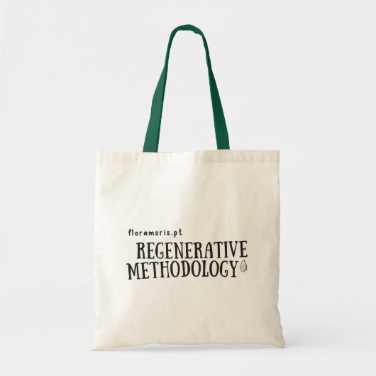 — regenerative methodology tote bag (Voorkant)