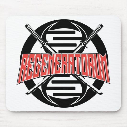 Regeneratorum "True Red" logo Muismat (Voorkant)