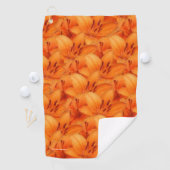 Regengekust Oranje-Aziatische tijgergelieerd Golfhanddoek (Insitu)