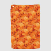 Regengekust Oranje-Aziatische tijgergelieerd Golfhanddoek (Voorkant)