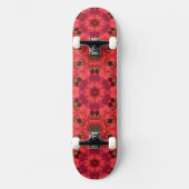 Regengekuste scharlaken caleidoscoop persoonlijk skateboard (Voorkant)