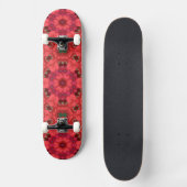 Regengekuste scharlaken caleidoscoop persoonlijk skateboard (Voorkant)