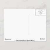 Regengestrekte voorschild briefkaart (Achterkant)