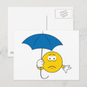 Regengezicht Briefkaart (Voorkant / Achterkant)