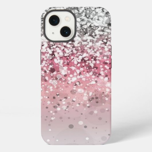 regenglitter iPhone hoesje (Achterkant)