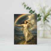 Regengodin Iris Briefkaart (Staand voorkant)