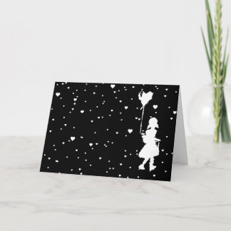 regenharten feestdagen kaart