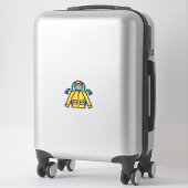 regenjas sticker (Koffer)