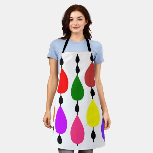 Regenketens Schort (Gedragen)