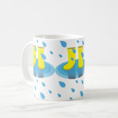 Regenlaarzen Koffiemok (Voorkant links)