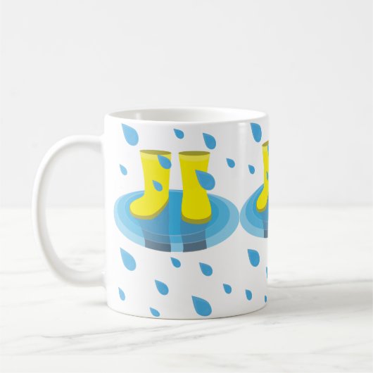 Regenlaarzen Koffiemok (Links)