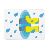 Regenlaarzen Magneet (Horizontaal)