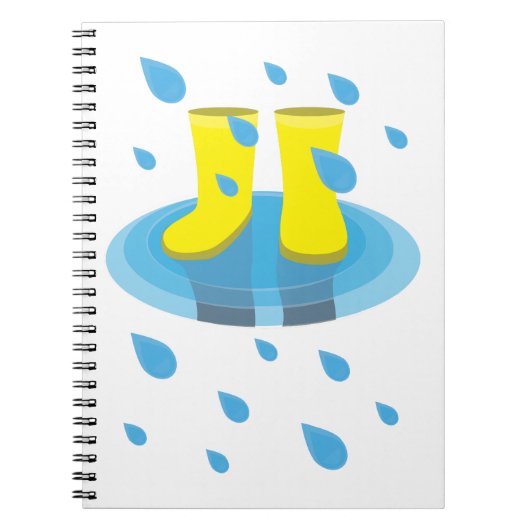 Regenlaarzen Notitieboek (Voorkant)