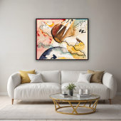 Regenlandschap (1911) getekend door Wassily Kandin Poster