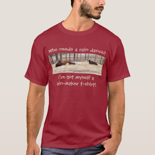 Regenmaker (Koeien liggen) T-shirt (Voorkant)