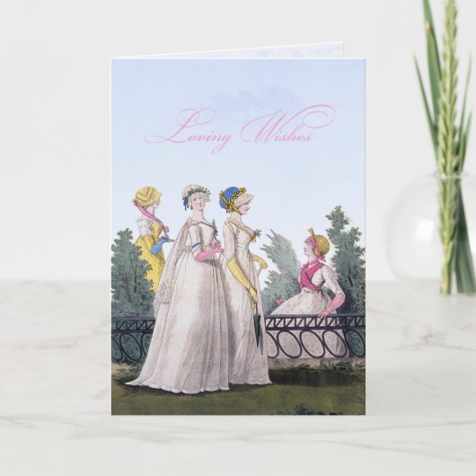 Regenmatige Mode Happy Birthday Wenskaart Kaart (Voorkant)