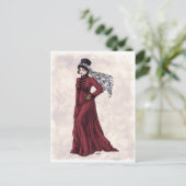 Regenmatige Mode - Lady #5 - Briefkaart (Staand voorkant)