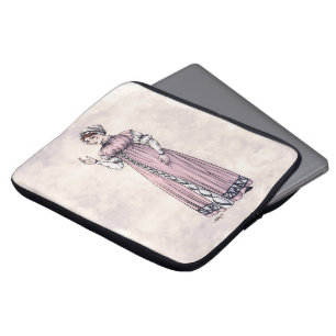 Regenmatige Mode - Lady #6 - laptophoes Laptop Sleeve