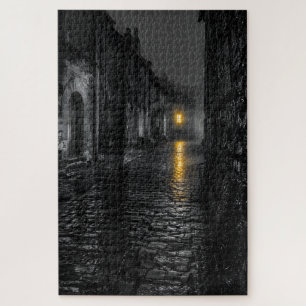 Regennatte Klinkerstraat Legpuzzel