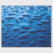 Regenregendruppels Cadeaupapier (Vlak)