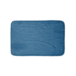 Regenrimpels (blauwe watergolven) badmat