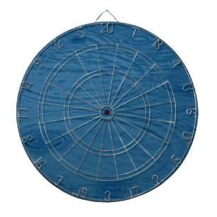 Regenrimpels (blauwe watergolven) dartbord