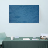Regenrimpels (blauwe watergolven) spandoek (Beurs)